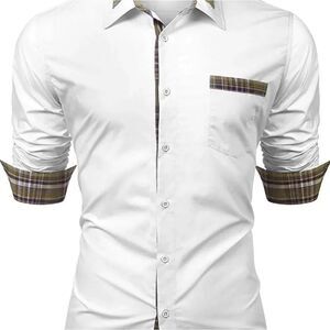 NWT Men's Large Long Sleeve Dress Shirt